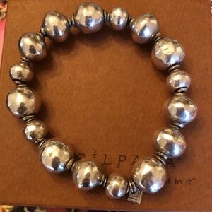 Silpada Sterling Silver Atmospheric Stretch Bracelet B1998